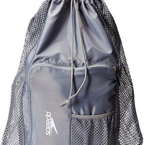 Speedo Unisex-Adult Deluxe Ventilator Mesh Equipment Bag Frost Grey